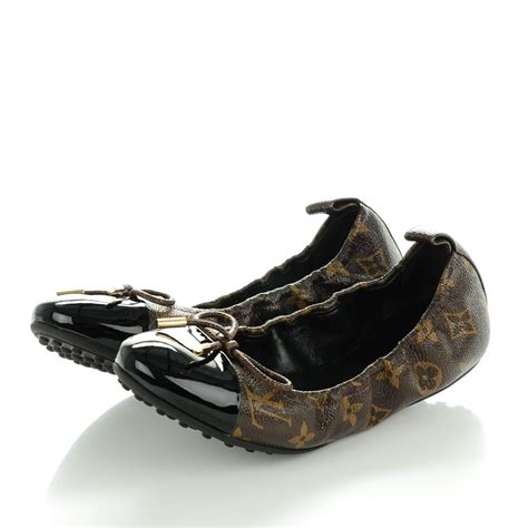 louis vuitton flirty ballerina price|LOUIS VUITTON Monogram Flirty Ballerina Flat 38.5 Black .